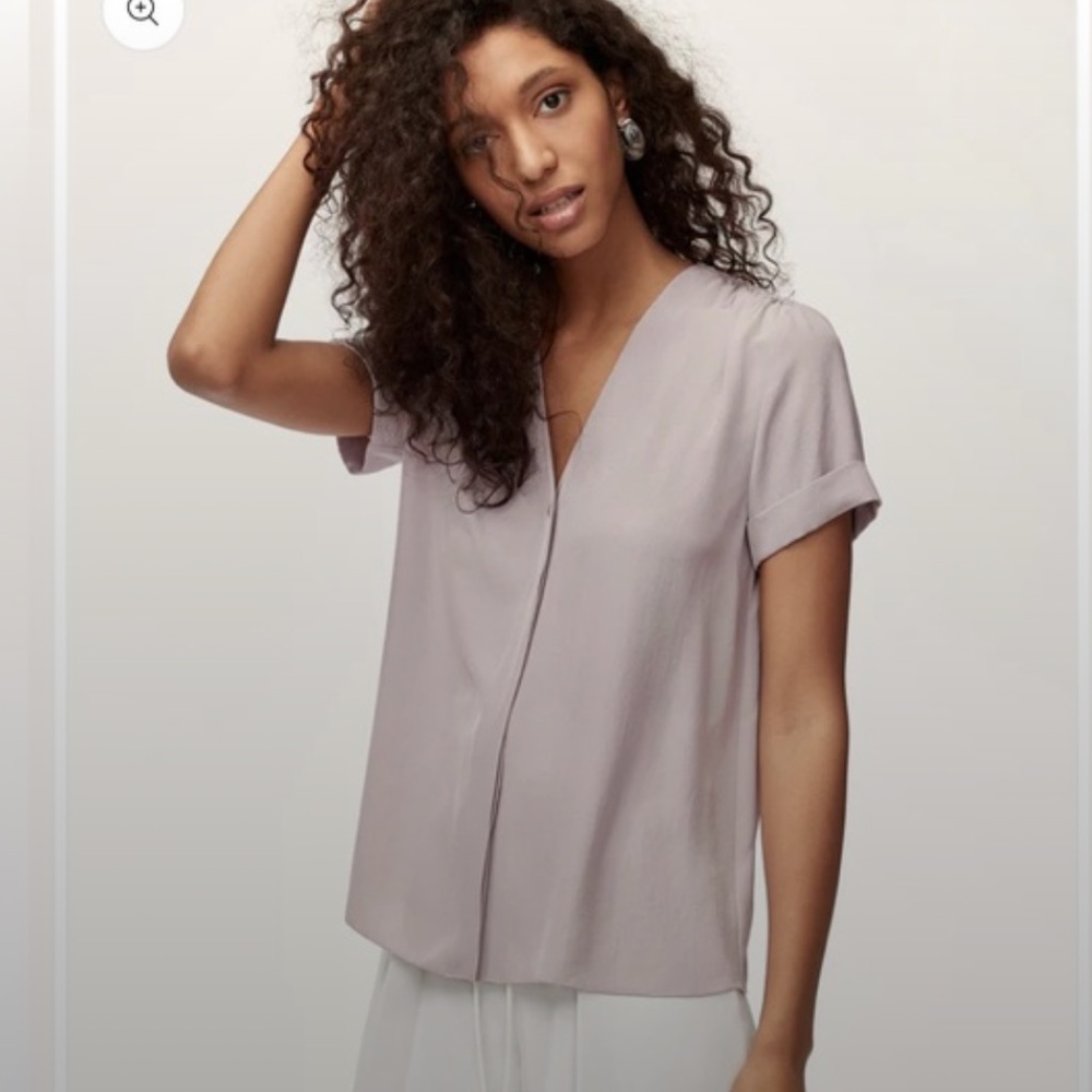 Wilfred Multicolored Short Sleeve Relaxed Blouse